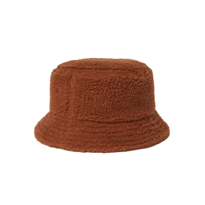 Red Chute Bucket Hat Gingerbread